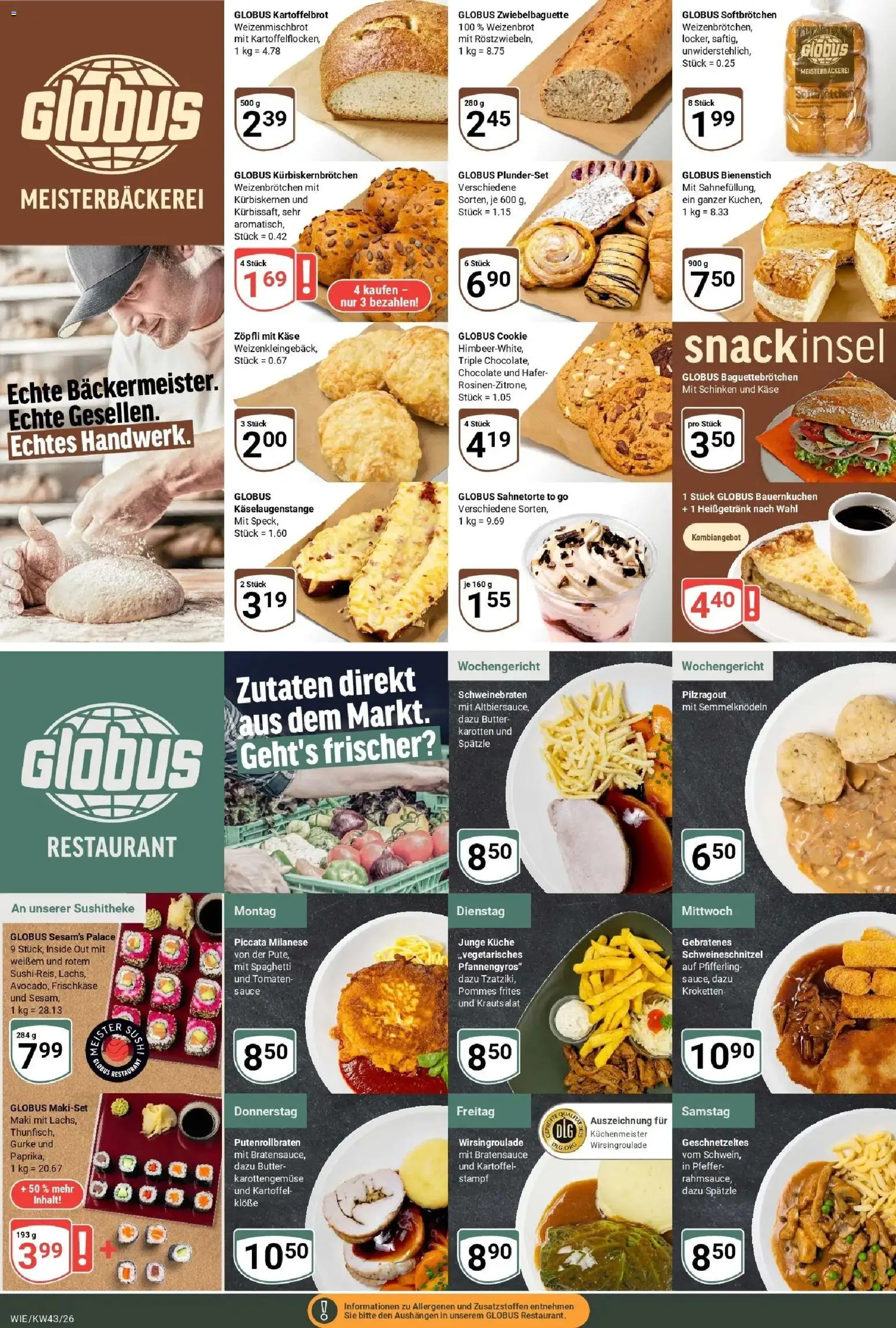 Vorschau von dem Prospekt des Geschäftes Globus, gültig ab dem 19.10.2026