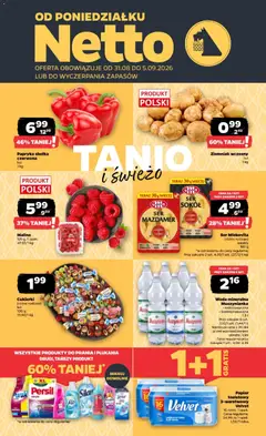 Pogląd gazetki "Netto gazetka od poniedziałku" ze sklepu Netto ważnej od 31.08.2026