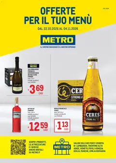 Anteprima dell'opuscolo Metro volantino dal negozio Metro valido da 22/10/2026