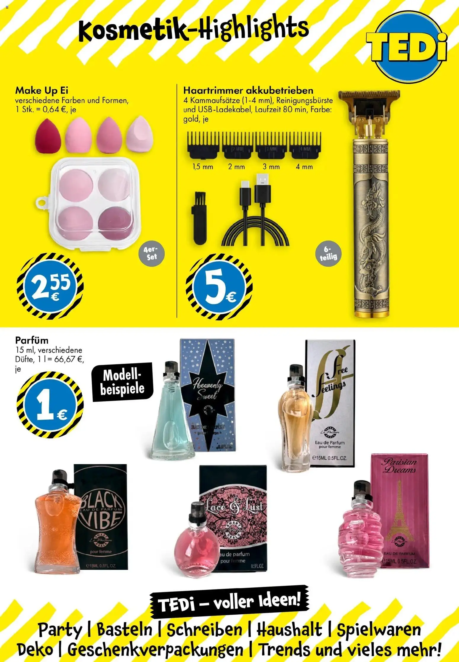 Vorschau von dem Prospekt des Geschäftes TEDi, gültig ab dem 30.10.2026 - Parfüm, Eau de Parfum