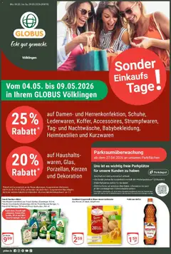Vorschau von dem Prospekt des Geschäftes Globus, gültig ab dem 04.05.2026