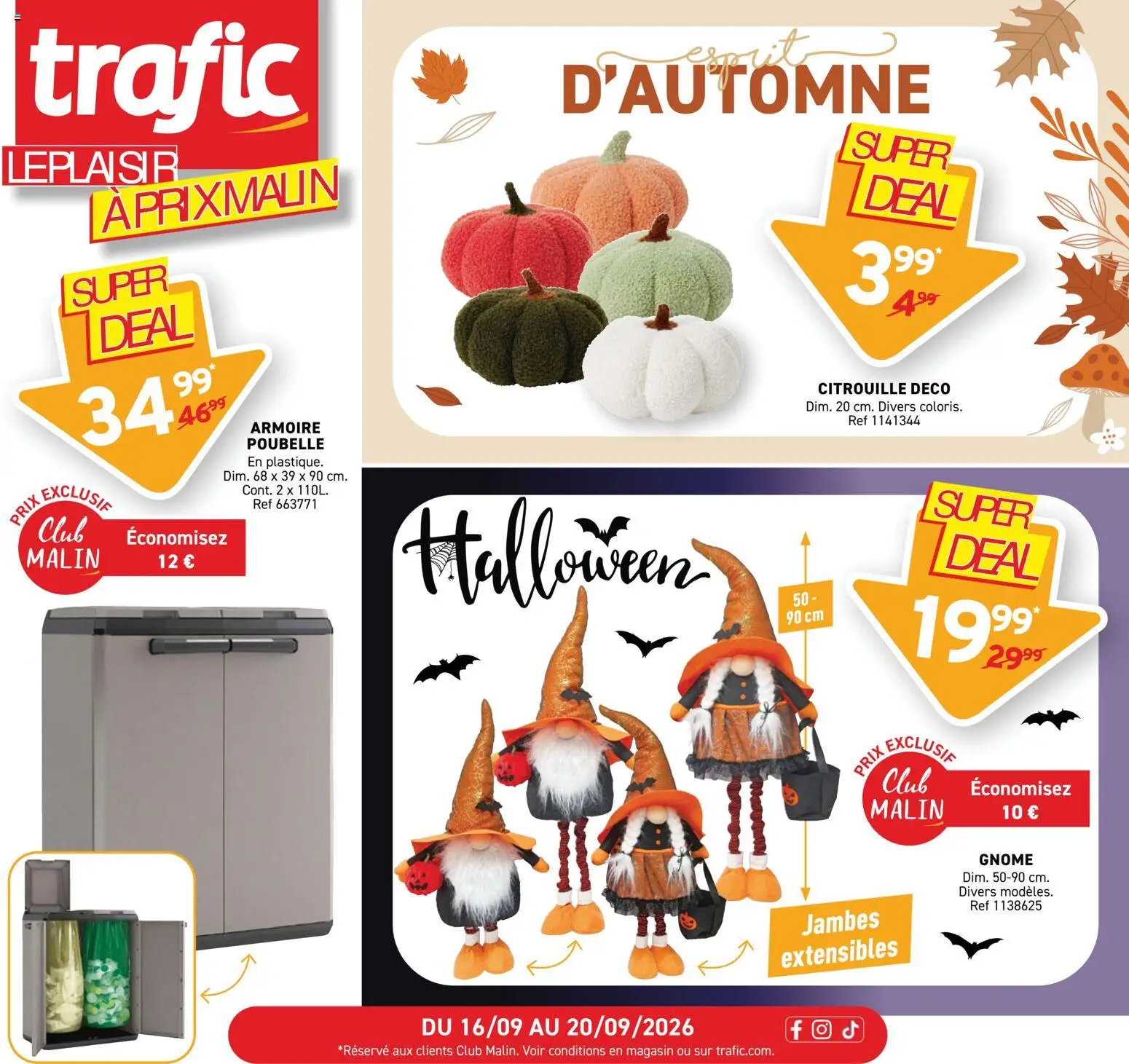 Voorbeeld van Trafic Publicité van winkel Trafic geldig vanaf 16/09/2026