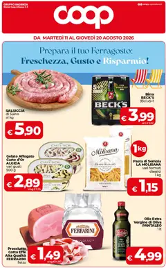 Anteprima dell'opuscolo COOP volantino Sicilia dal negozio COOP valido da 11/08/2026