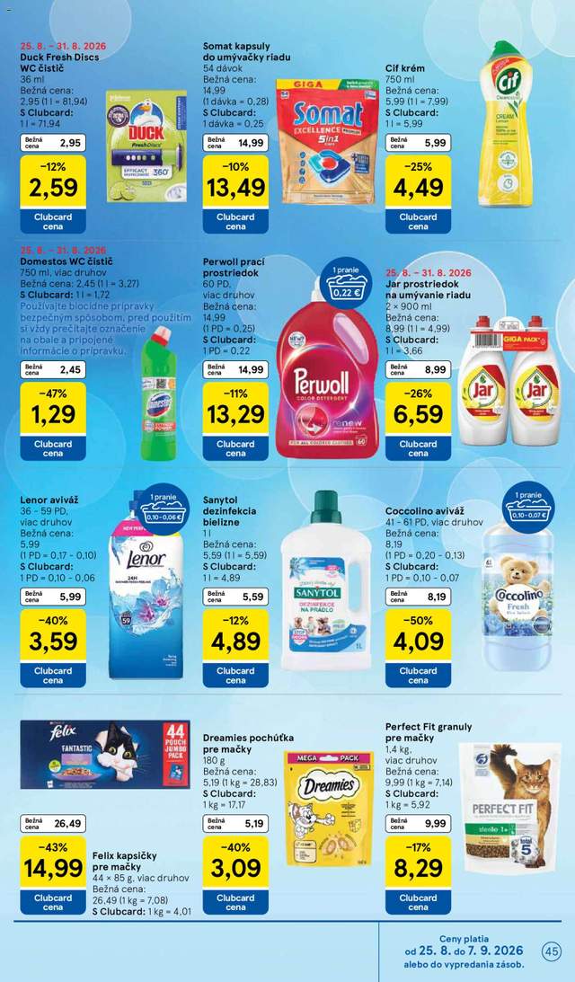 Nový Tesco leták od 26.08.