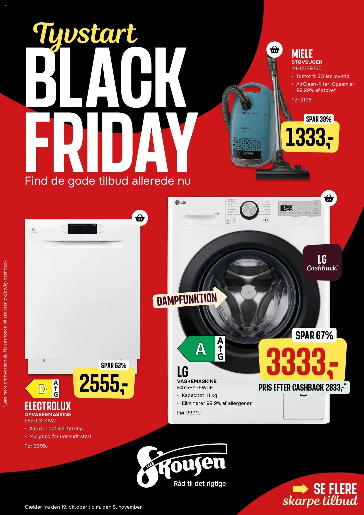 Eksempel på tilbudsavis Skousen - Black Friday fra butik Skousen gyldig fra 19/10/2026