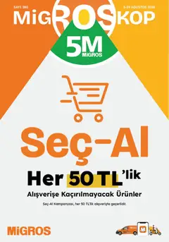 Migros Migros Katalog - 5M Migroskop Dijital 06.08.2026 - Broşürünün önizlemesi
