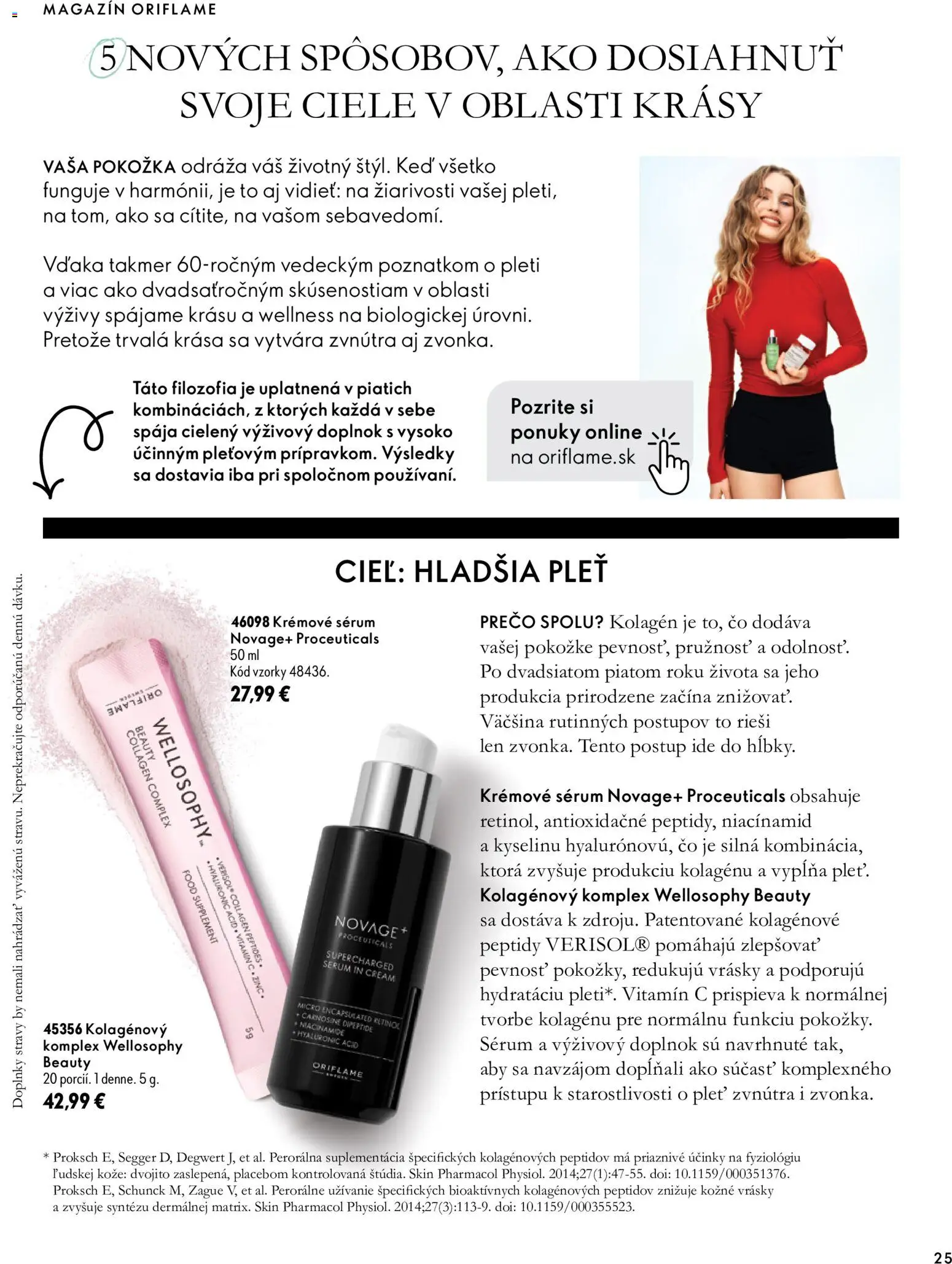 Náhľad Oriflame letáku platného od 30.09.2026 - Kolagén