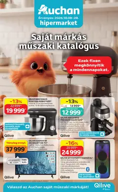 Auchan - Auchan Qilive ajánlatok megtekintése, amely érvényes 2026.10.08.-től
