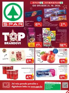 Pregled letka Spar Katalog trgovine Spar vrijedi od 21.10.2026