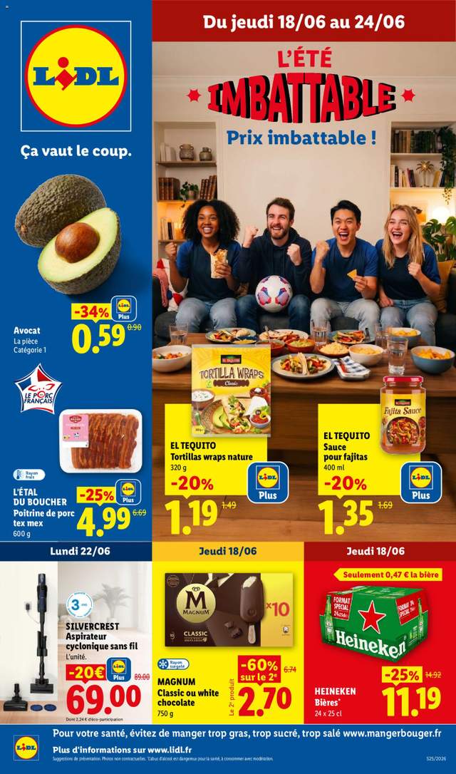 Nouveau catalogue Lidl à partir du 18/06