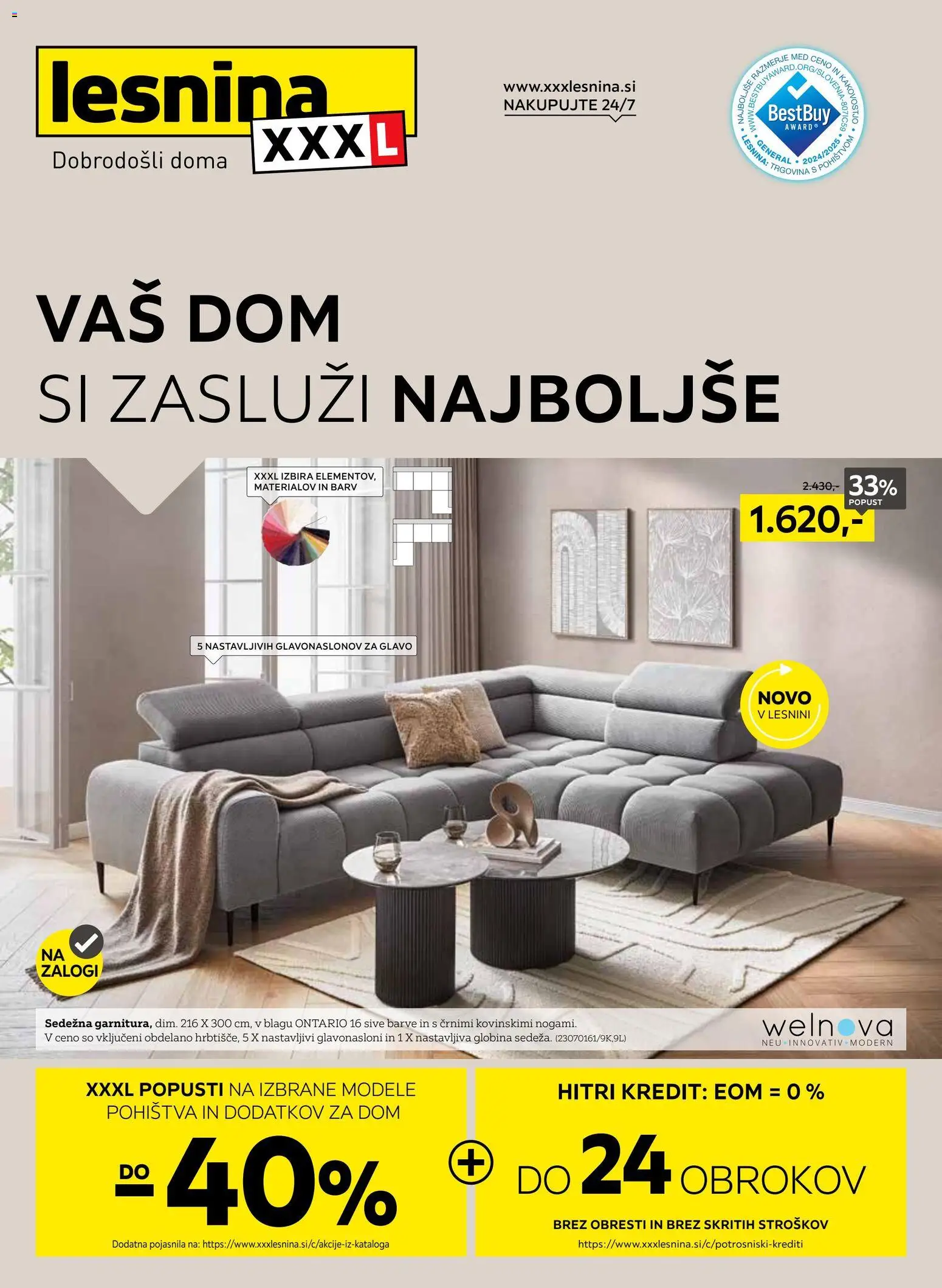 Predogled kataloga iz trgovine XXXL Lesnina veljaven od 01.06.2026