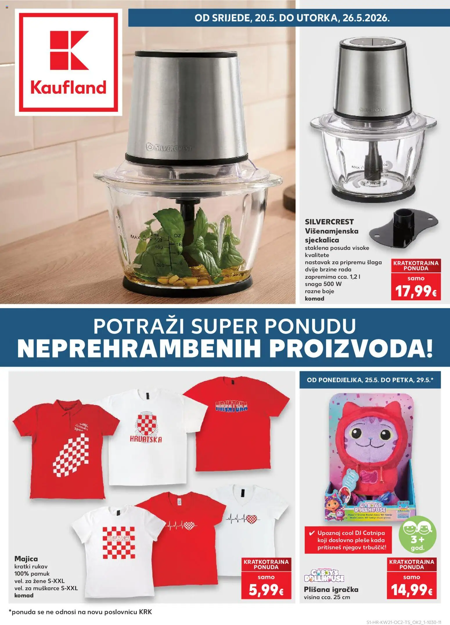Pregled letka Slavonski Brod trgovine Kaufland vrijedi od 20.05.2026