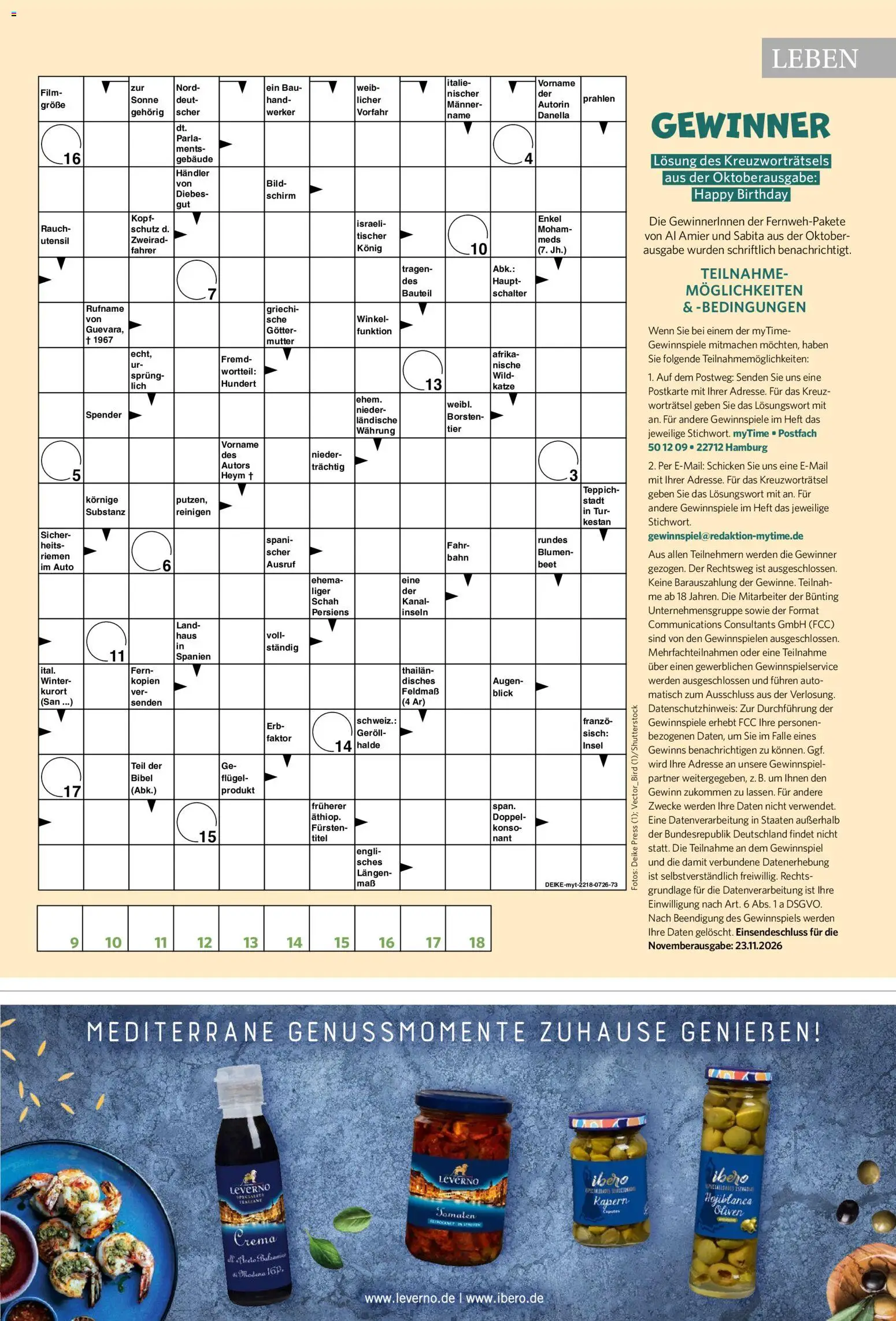 Vorschau von dem Prospekt des Geschäftes Famila Nordwest, gültig ab dem 01.11.2026 - Blumen, Teppich, Tür