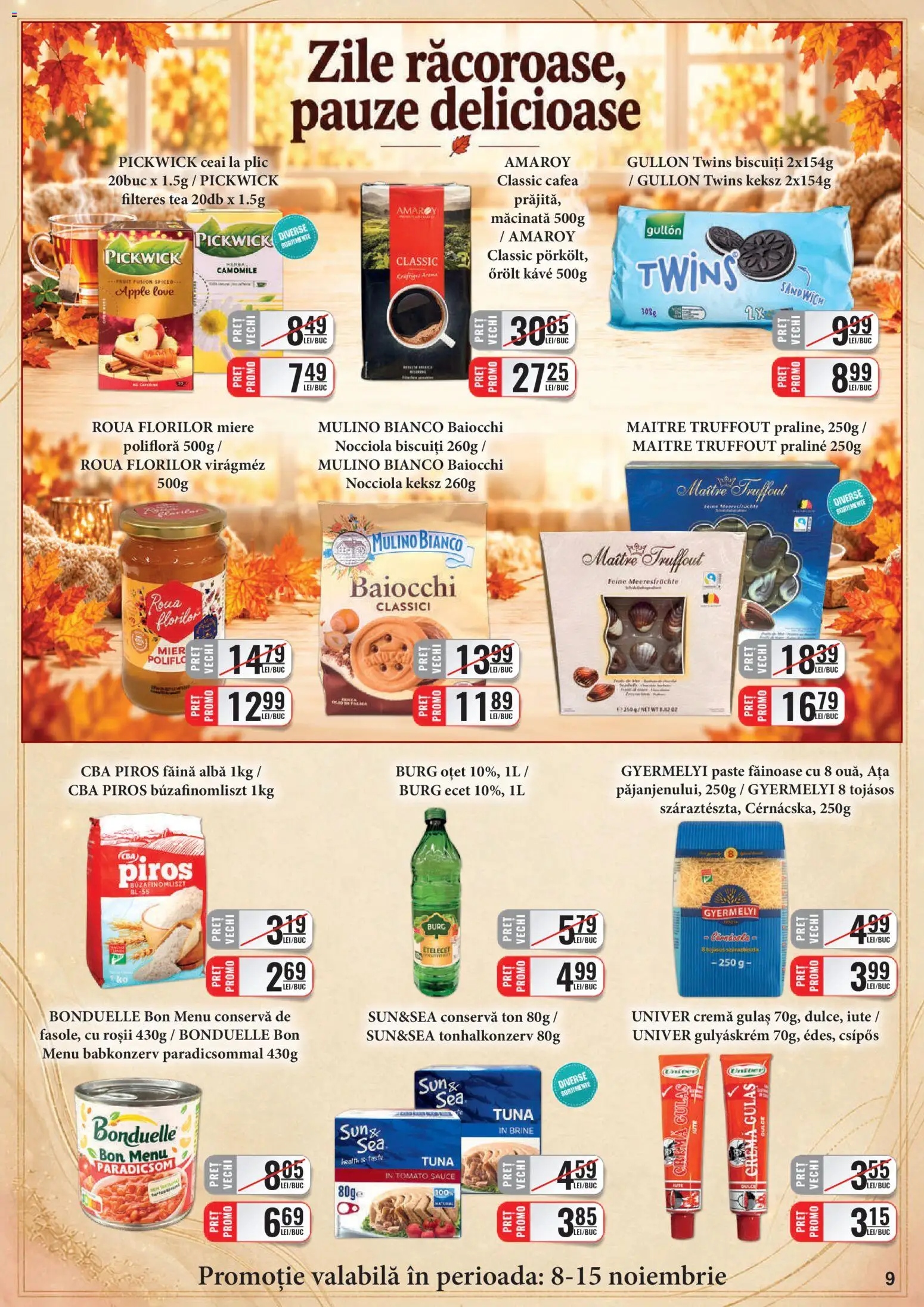 Previzualizarea de cataloage: CBA CBA Catalog C+C valabil de la 01.11.2026 - Apple, Cafea, Ceai, Făină, Praline, Fusion, Oțet, Maitre truffout