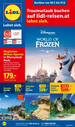 Vorschau der Angebote: Lidl Lidl August Reise - Highlights gültig ab 29.07.2026