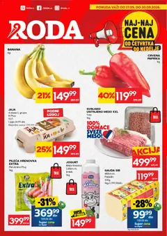 Pregled Roda kataloga - važi od 17.09.2026