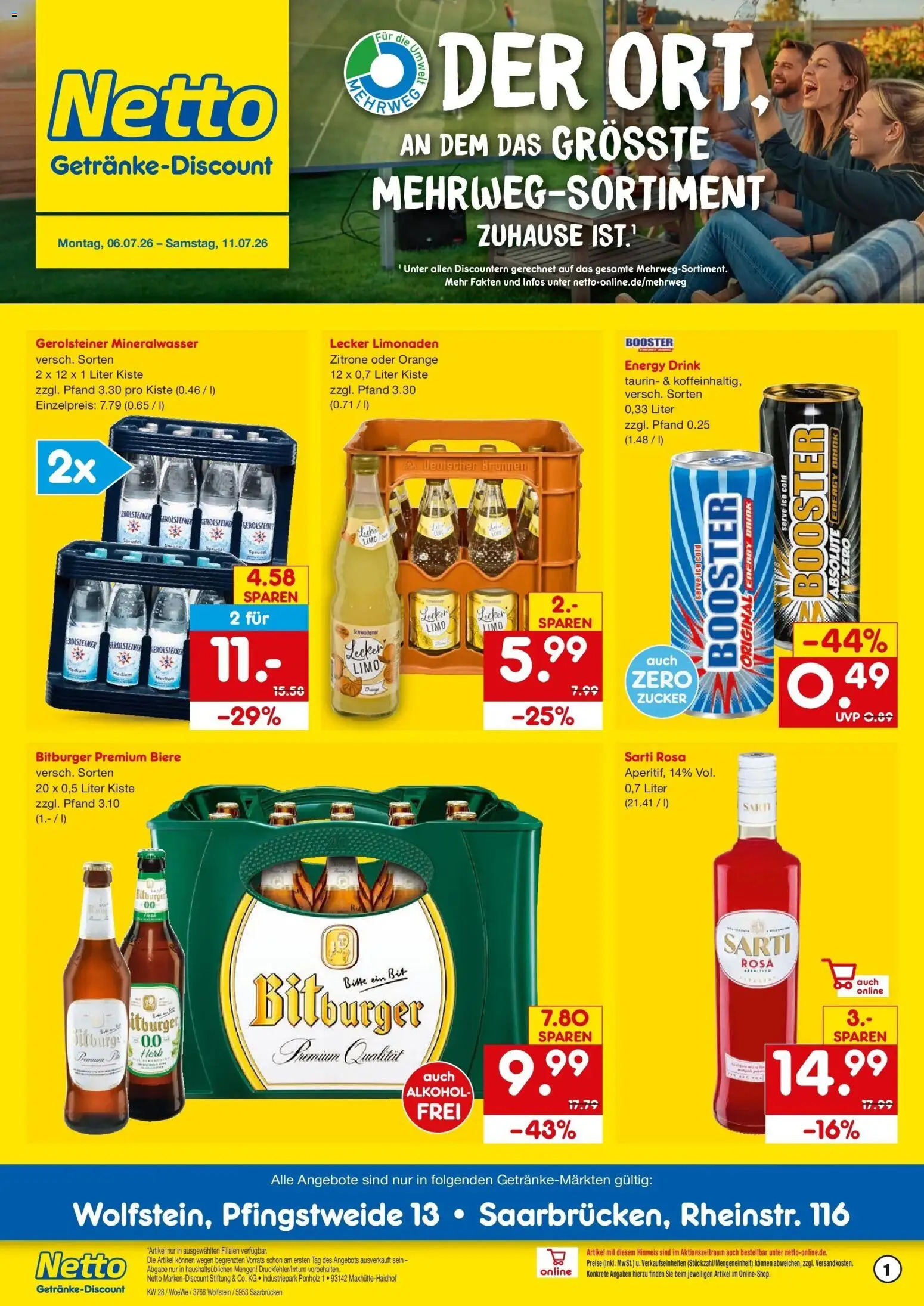 Vorschau von dem Prospekt des Geschäftes Netto Marken-Discount, gültig ab dem 05.07.2026
