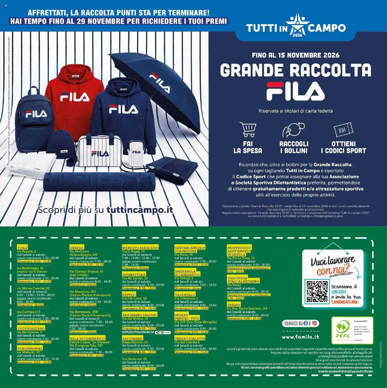 Anteprima dell'opuscolo Famila volantino Market dal negozio Famila valido da 29/10/2026