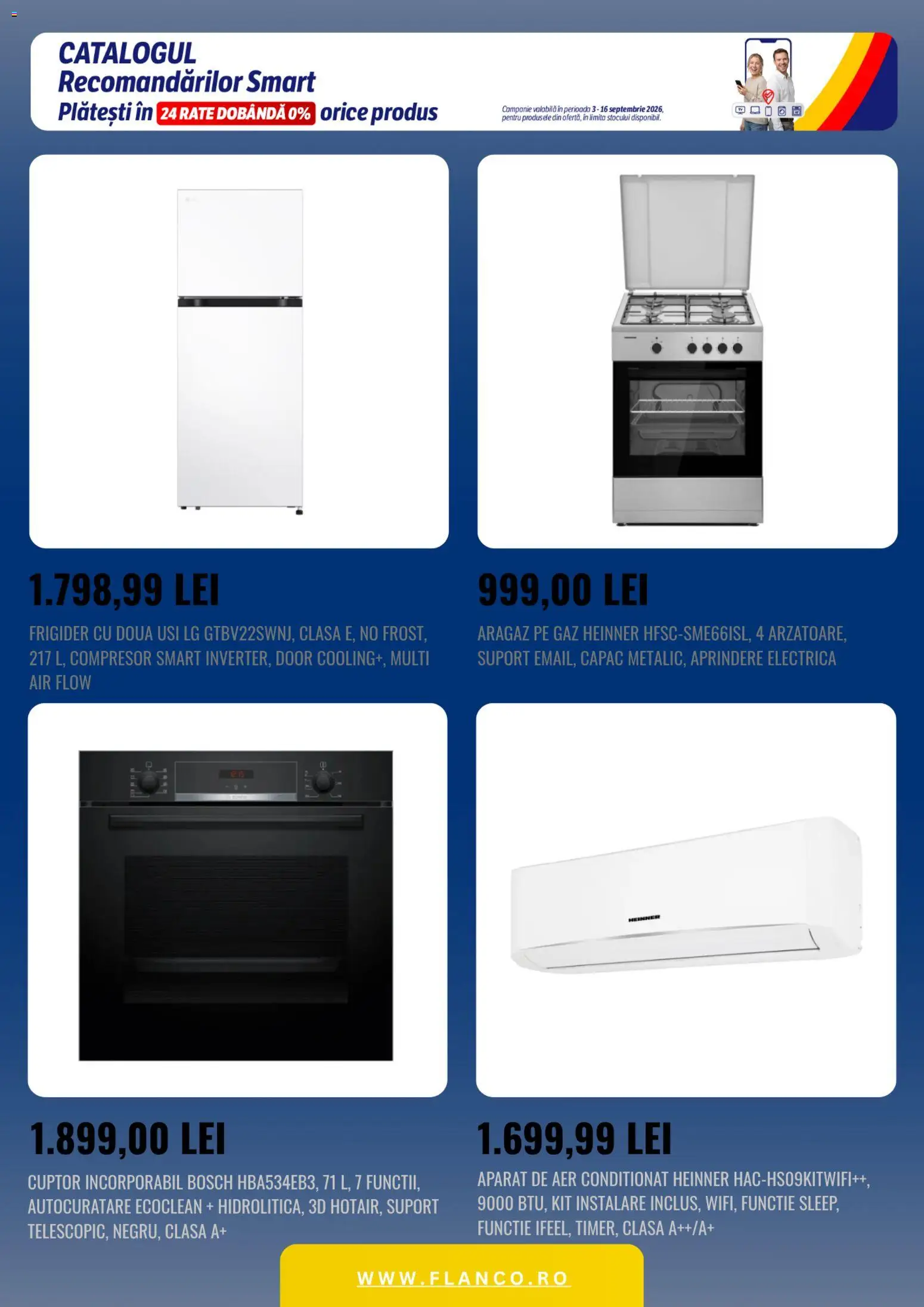 Previzualizarea de cataloage: Flanco Flanco Catalog valabil de la 03.09.2026