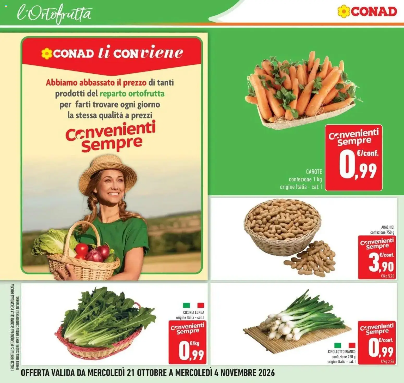 Anteprima dell'opuscolo Conad volantino Rio Saliceto dal negozio Conad valido da 21/10/2026