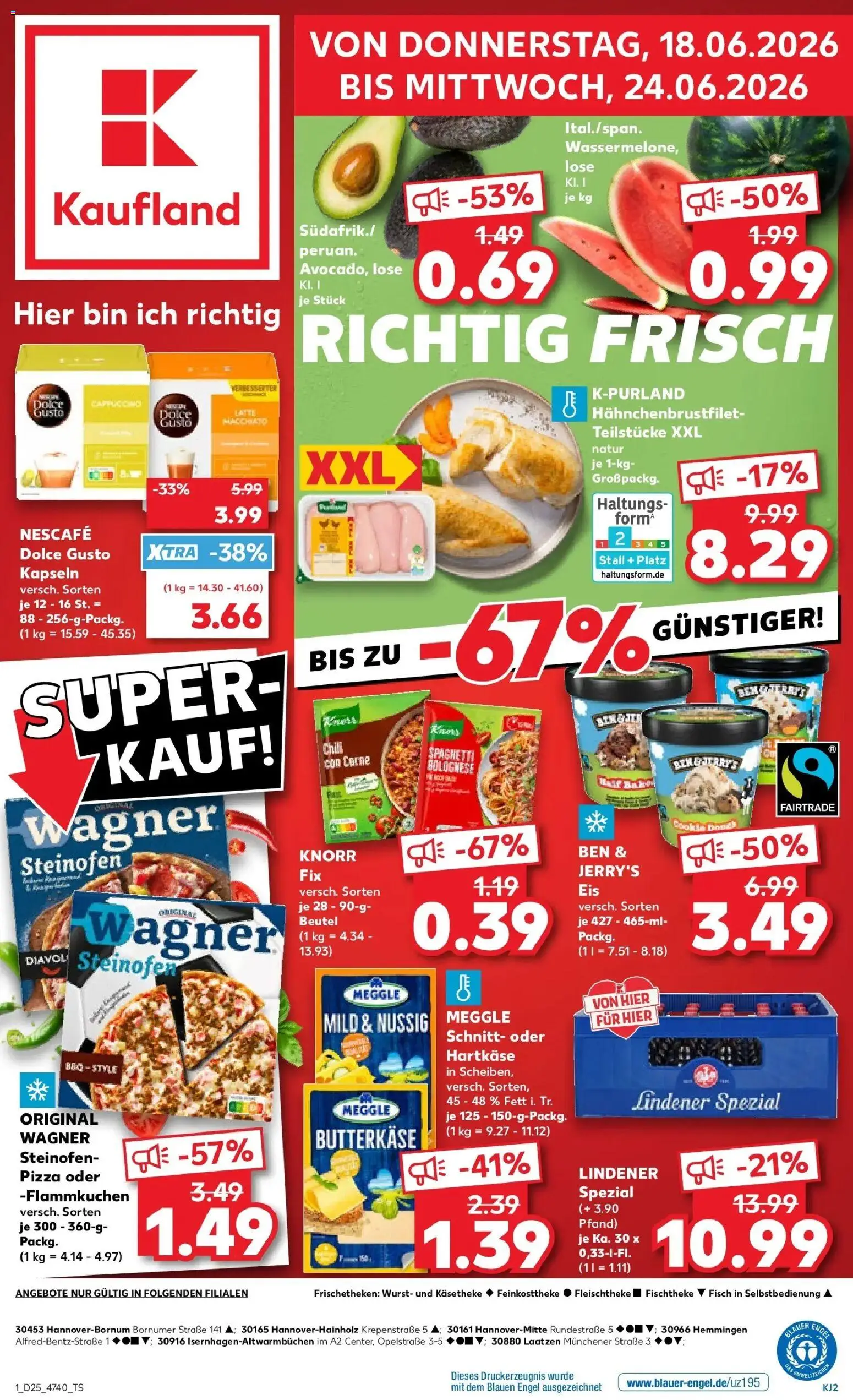 Vorschau von dem Prospekt des Geschäftes Kaufland, gültig ab dem 18.06.2026