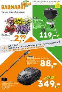 Vorschau von dem Prospekt des Geschäftes Globus Baumarkt, gültig ab dem 28.06.2026