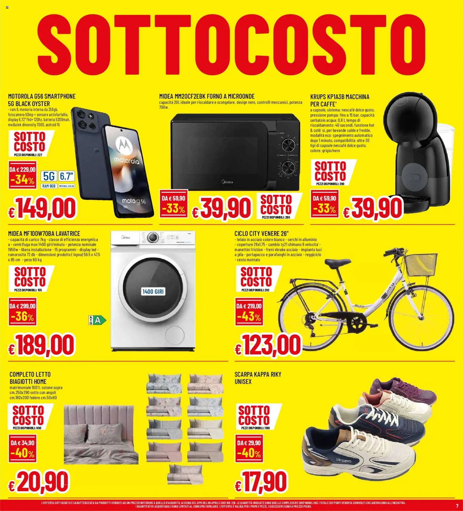 Anteprima dell'opuscolo Famila volantino Biella dal negozio Famila valido da 03/09/2026 - Acqua, Forno, Smartphone, Microonde, Batteria, Alluminio, Nescafé, Centrifuga