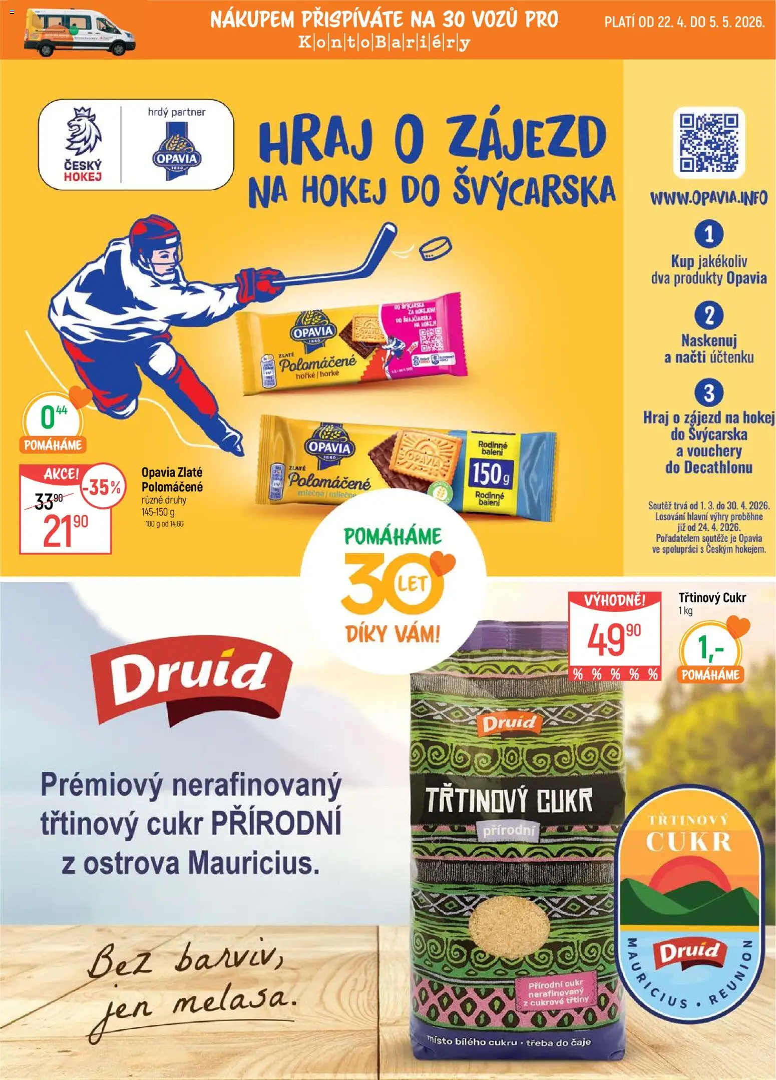 Náhled nabídky: Globus Globus leták - Olomouc platný od 22.04.2026 - Cukr, Čaje, Třtinový cukr