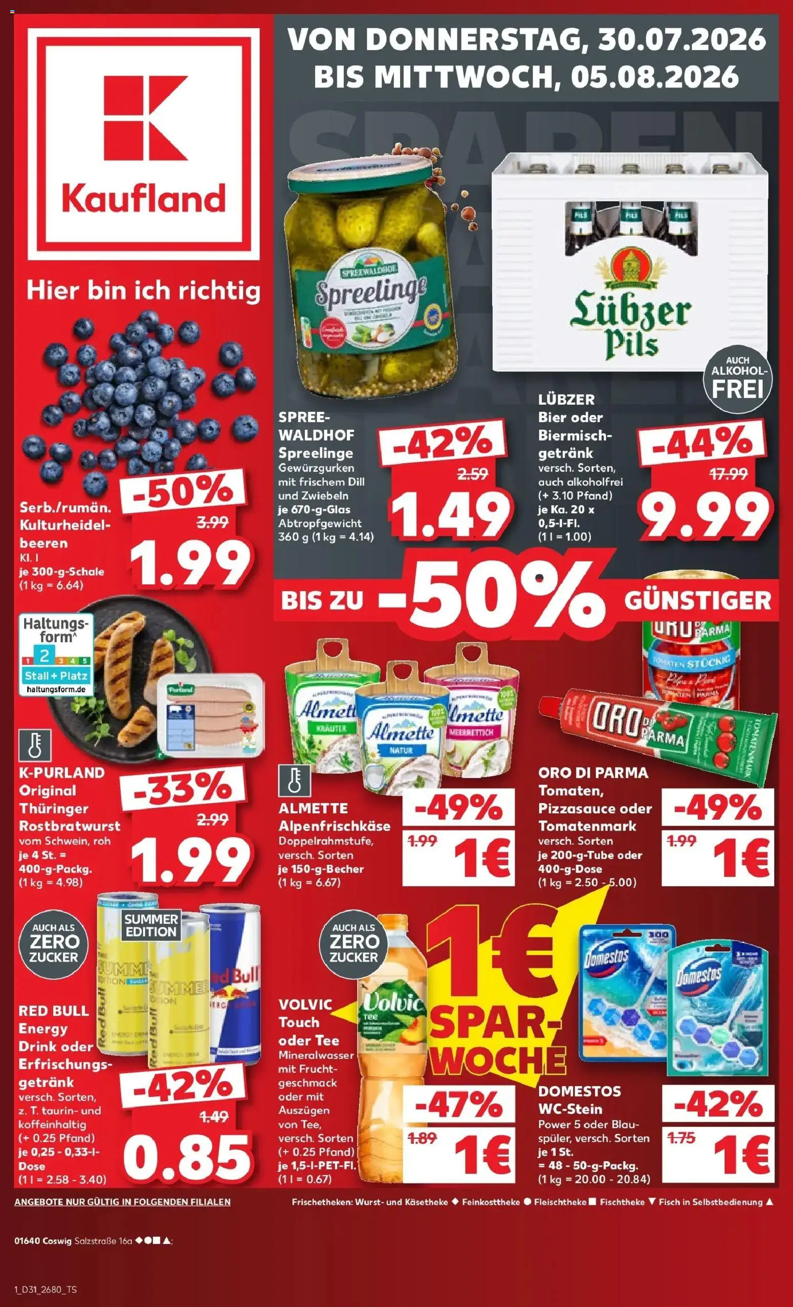 Vorschau von dem Prospekt des Geschäftes Kaufland, gültig ab dem 30.07.2026