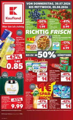Vorschau von dem Prospekt des Geschäftes Kaufland, gültig ab dem 30.07.2026