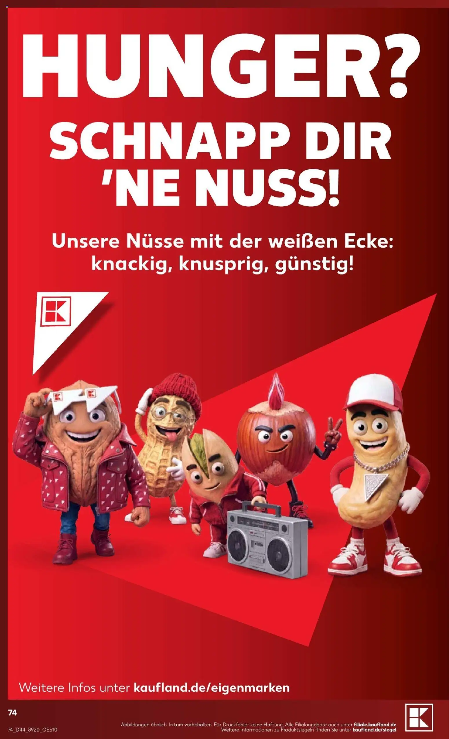 Vorschau von dem Prospekt des Geschäftes Kaufland, gültig ab dem 25.10.2026 - Nüsse