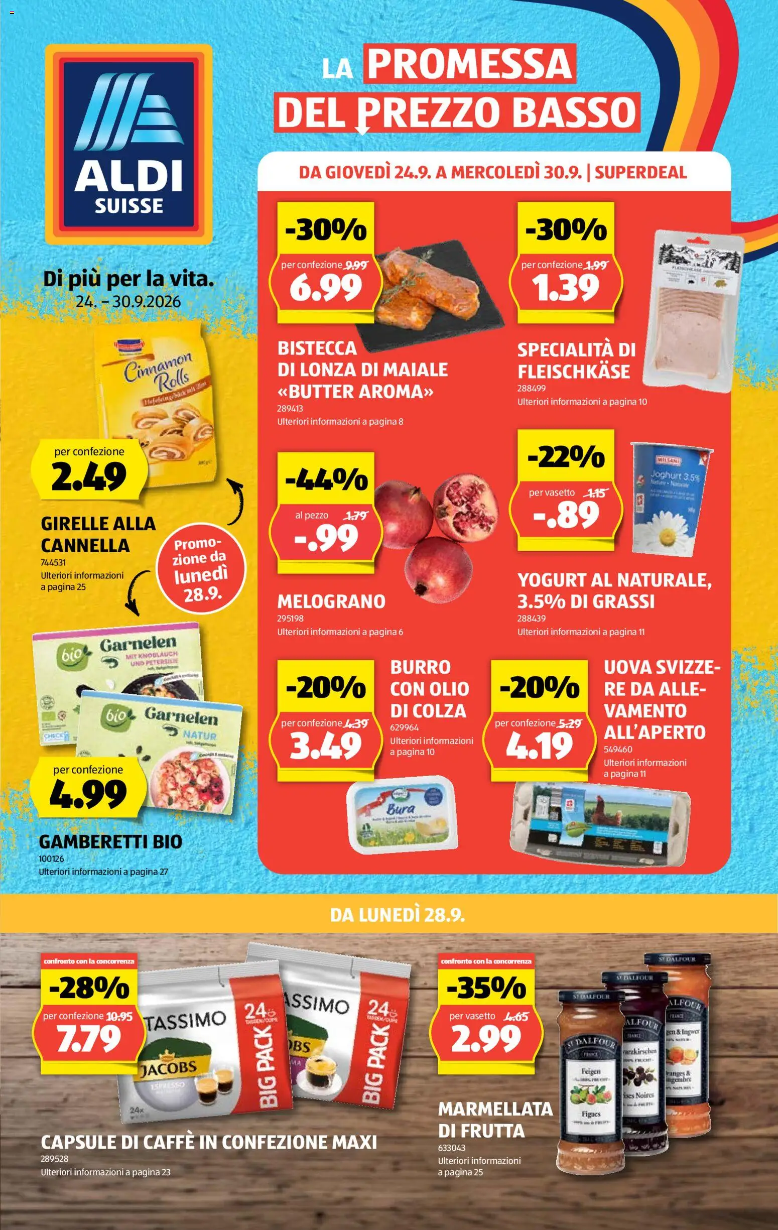 Vorschau des Merkblatts Aldi aktionen IT vom Shop Aldi gültig von 24.09.2026 bis 30.09.2026