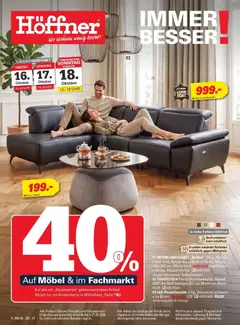 Vorschau von dem Prospekt des Geschäftes Höffner, gültig ab dem 14.10.2026