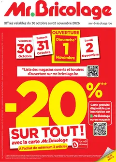 Voorbeeld van Leen Bakker -20% Sur tout! van winkel Leen Bakker geldig vanaf 30/10/2026