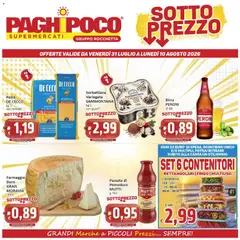 Anteprima dell'opuscolo Paghi Poco volantino dal negozio Paghi Poco valido da 31/07/2026