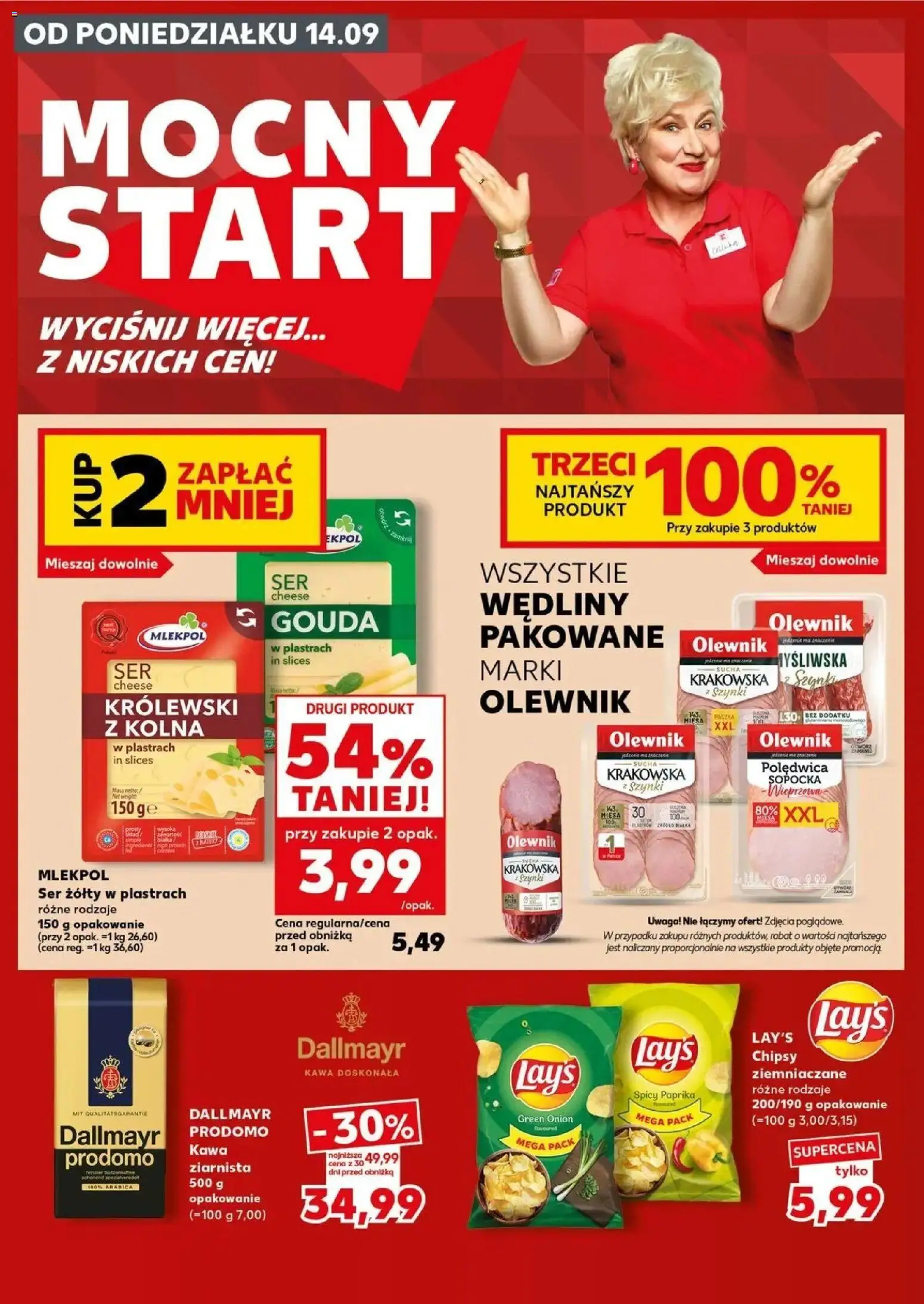 Pogląd gazetki "Kaufland gazetka - Mocny start" ze sklepu Kaufland ważnej od 14.09.2026
