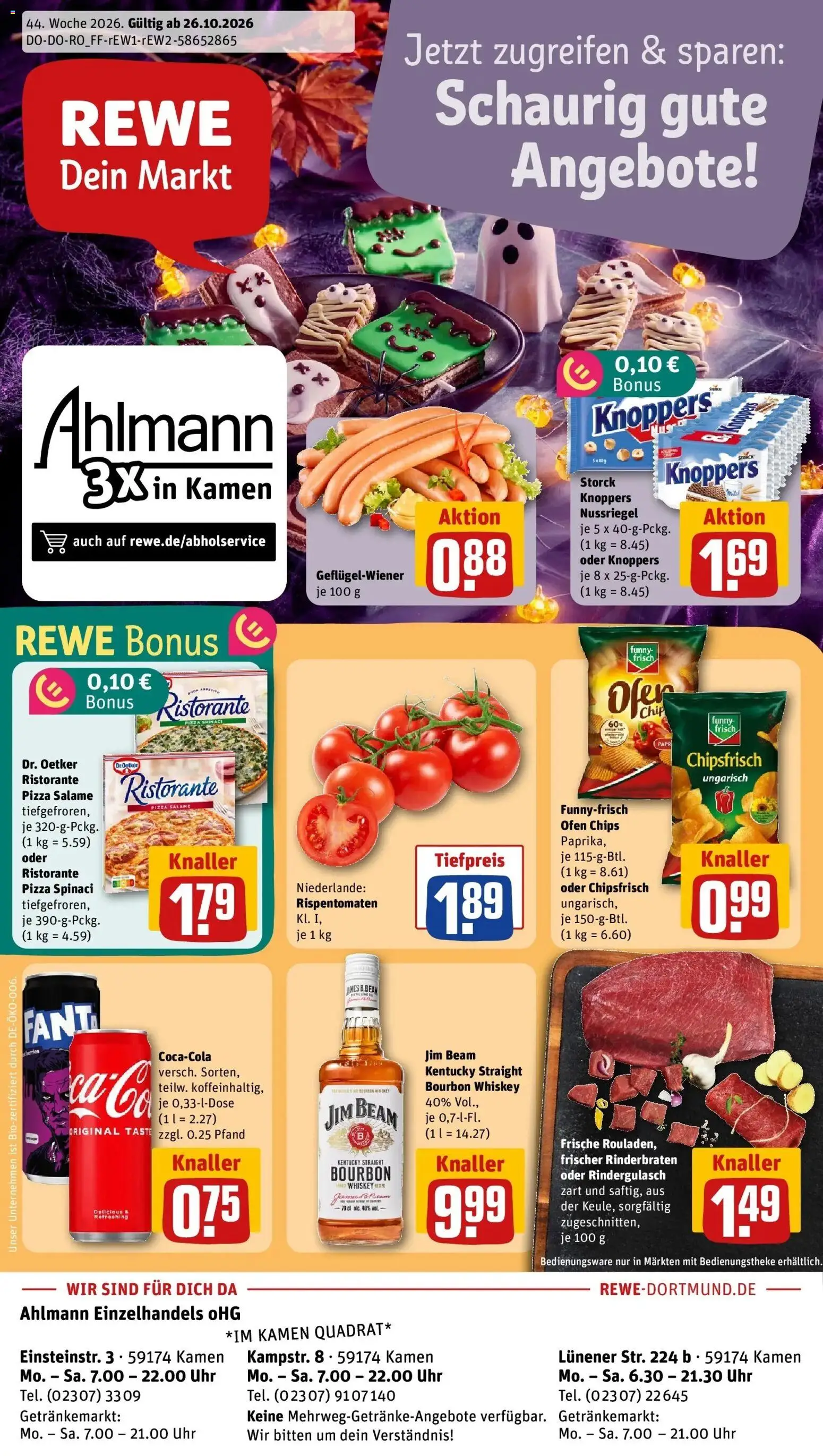 Vorschau von dem Prospekt des Geschäftes Rewe, gültig ab dem 26.10.2026