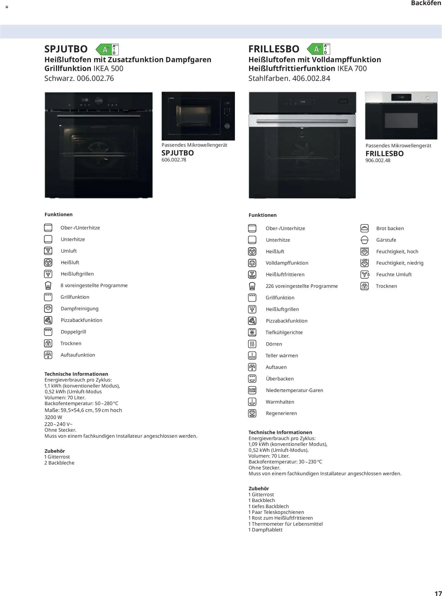 Vorschau von dem Prospekt des Geschäftes Ikea, gültig ab dem 11.09.2026 - Backofen, Brot, Thermometer