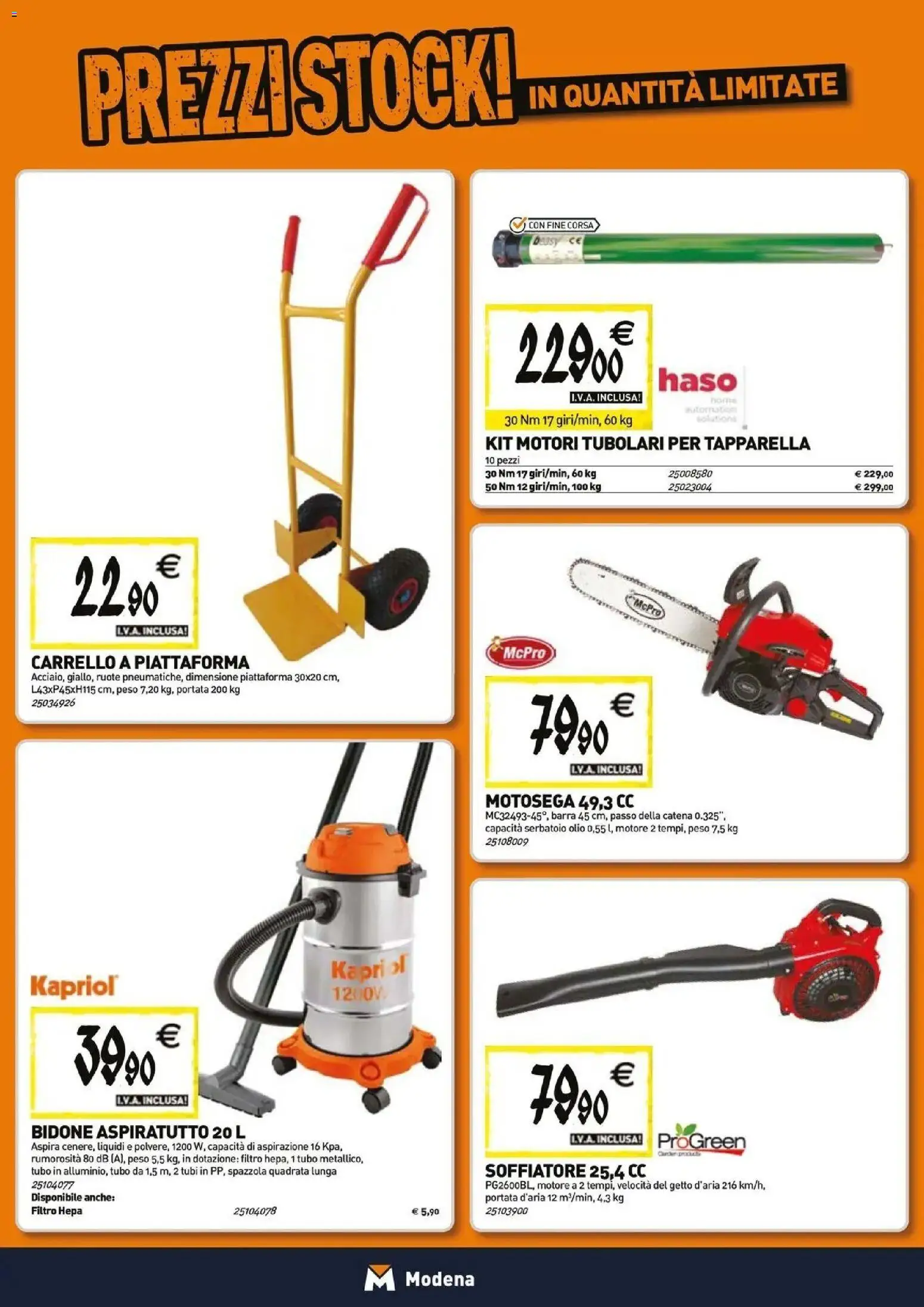 Anteprima dell'opuscolo TECNOMAT catalogo Modena dal negozio TECNOMAT valido da 29/10/2026