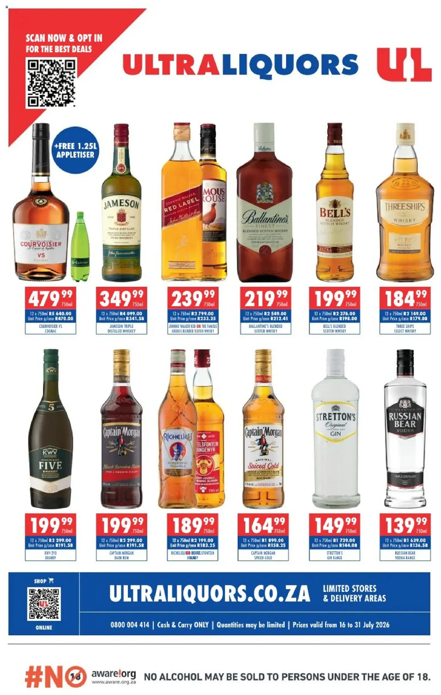 Preview of Ultra Liquors flyer valid from 16/07/2026