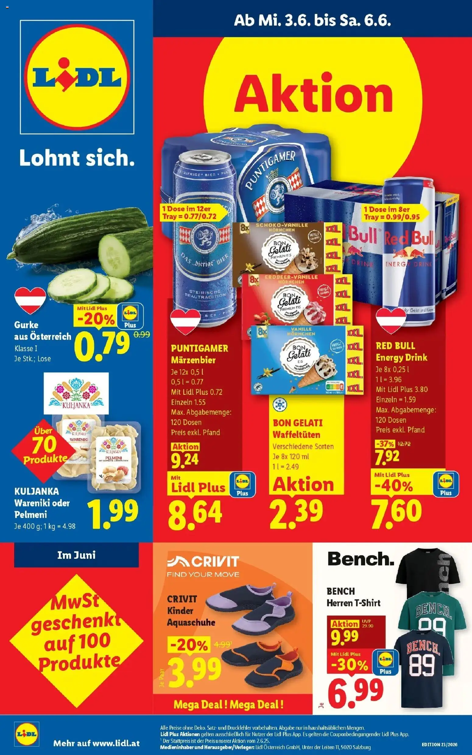 Vorschau der Angebote: Lidl Lidl Flugblatt - Jenbach, Eferding, Dornbirn gültig ab 03.06.2026