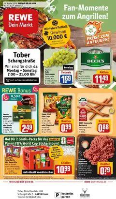 Vorschau von dem Prospekt des Geschäftes Rewe, gültig ab dem 08.06.2026