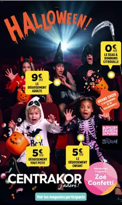 Prévisualisation de Centrakor catalogue du magasin Centrakor formulaire valide 12/10/2026