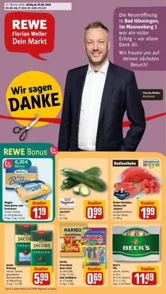 Vorschau von dem Prospekt des Geschäftes Rewe, gültig ab dem 28.06.2026