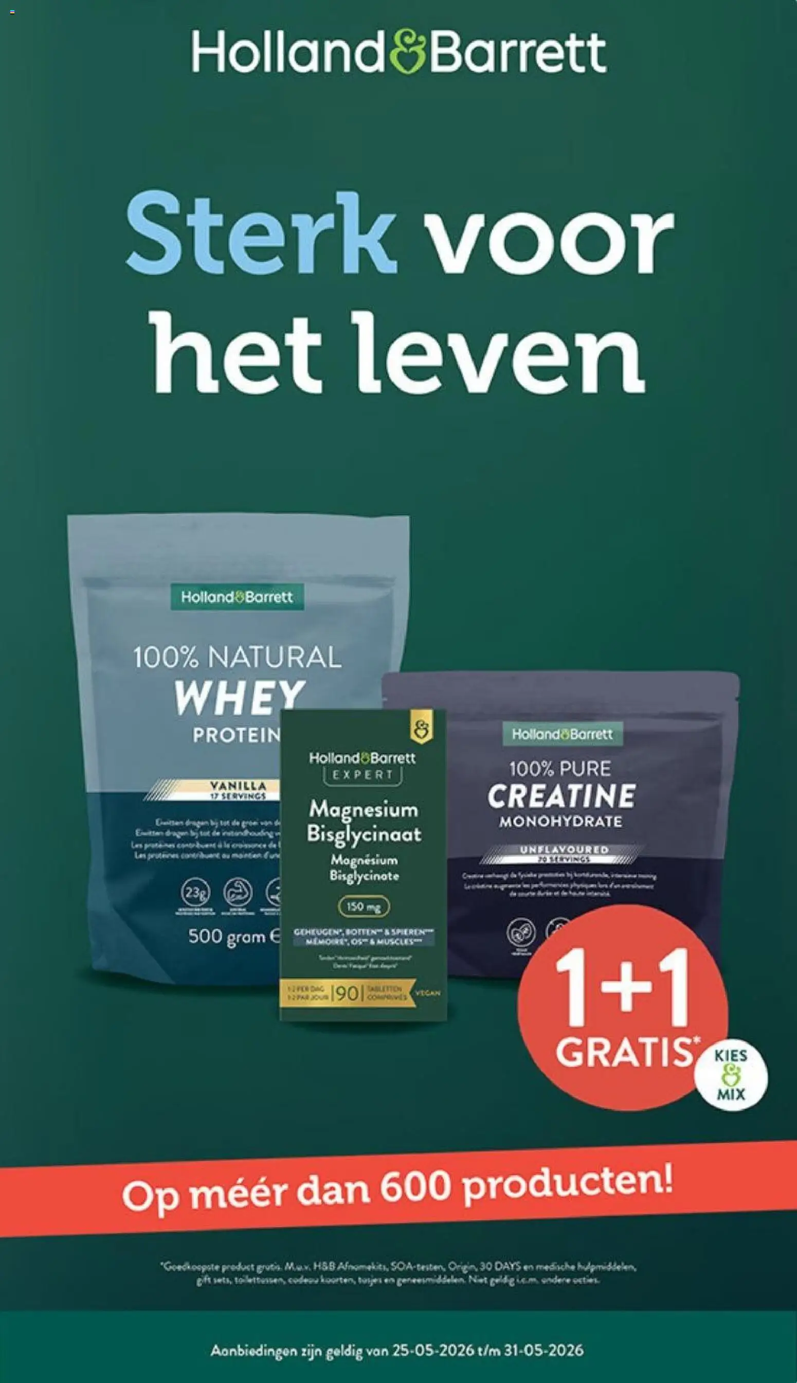 Voorbeeld van Holland & Barrett folder van winkel Holland & Barrett geldig vanaf 25-05-2026