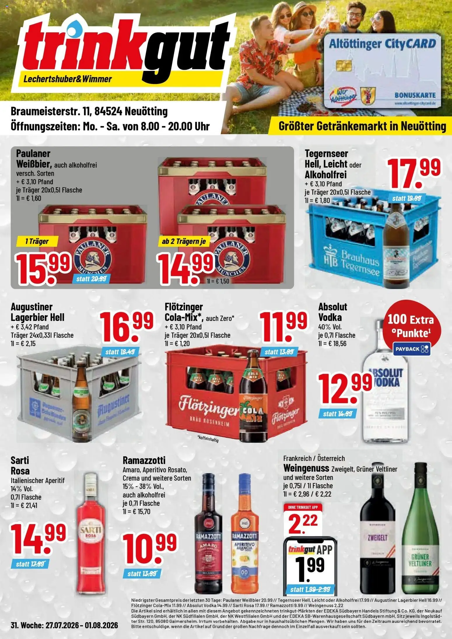 Vorschau von dem Prospekt des Geschäftes Trinkgut, gültig ab dem 27.07.2026