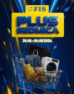 Pregled letka FIS Plus sedmica trgovine FIS vrijedi od 20.08.2026