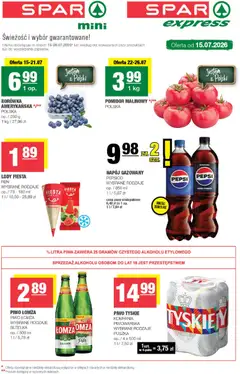 Pogląd gazetki "Spar gazetka - Mini" ze sklepu Spar ważnej od 15.07.2026