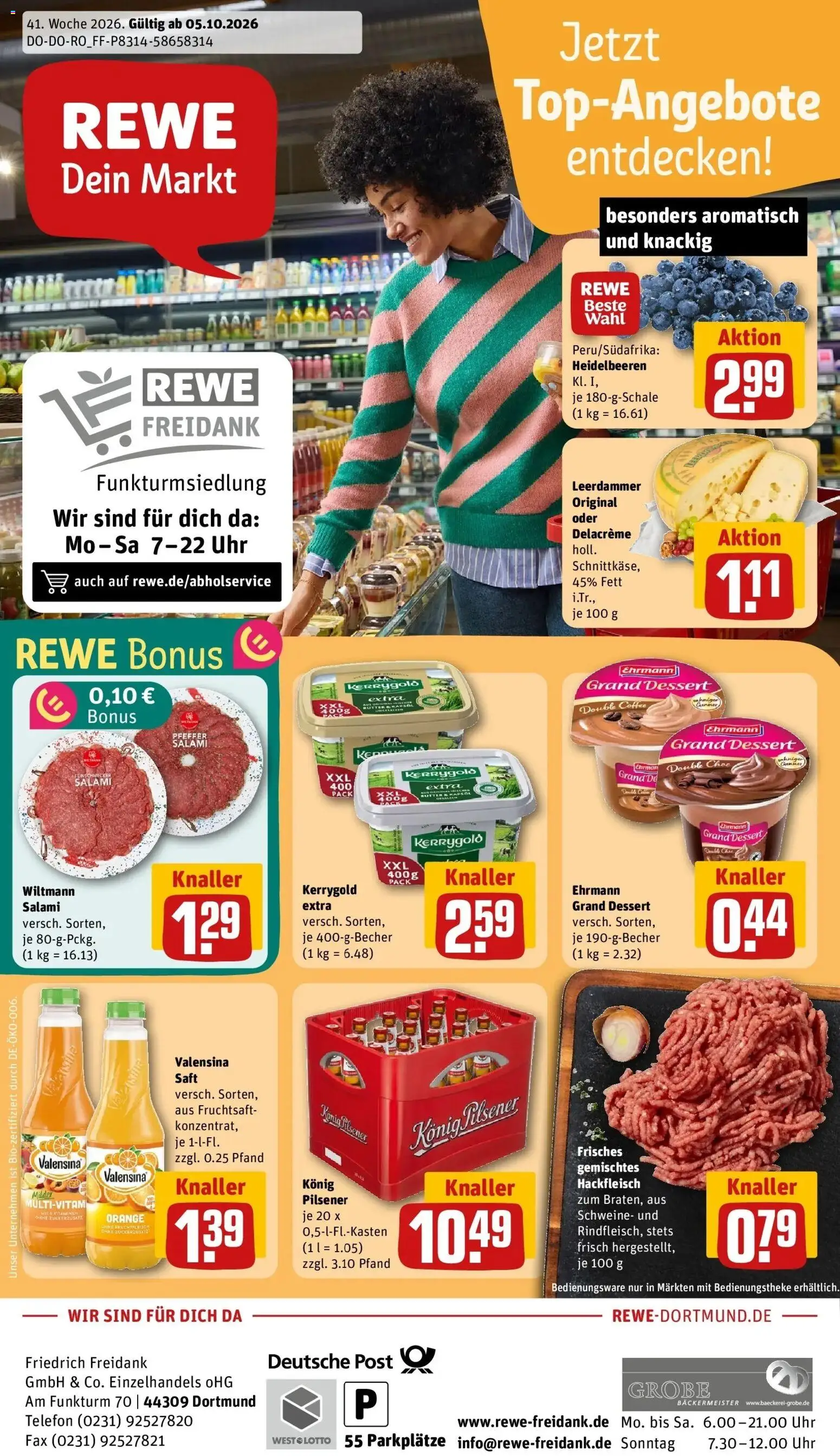Vorschau von dem Prospekt des Geschäftes Rewe, gültig ab dem 05.10.2026