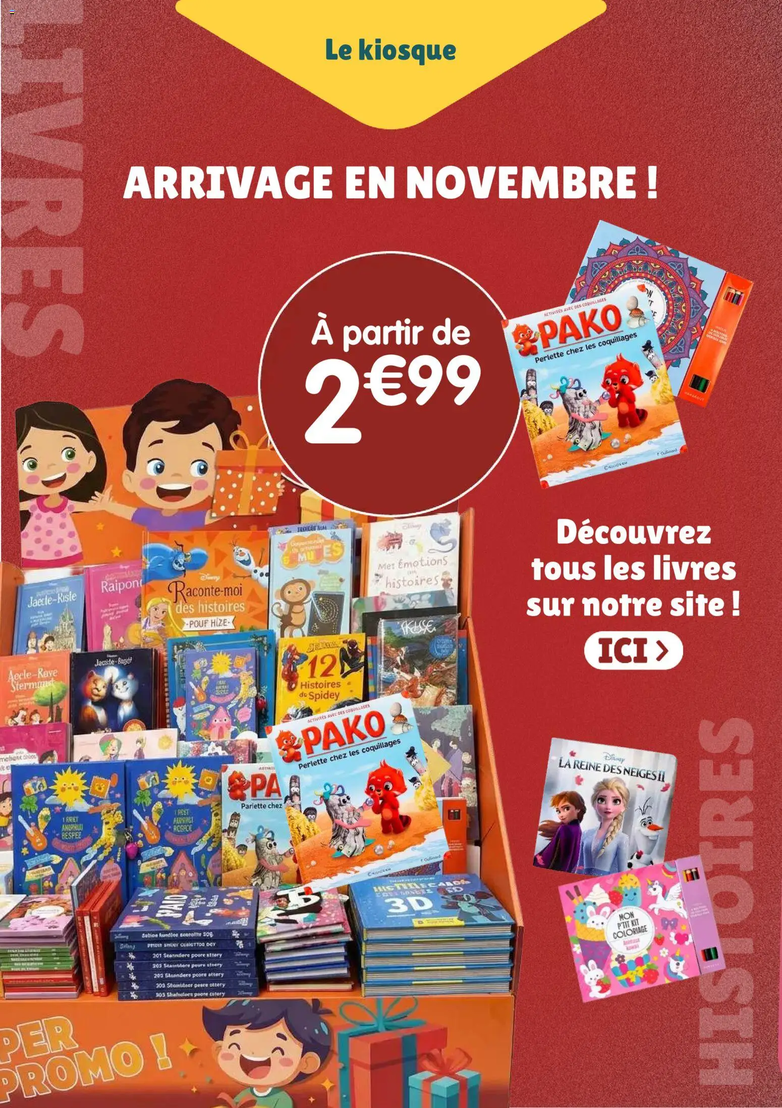 Prévisualisation de B&M catalogue Pays des jouets du magasin B&M formulaire valide 28/10/2026 - Coloriage, Pouf, Coquillages, Livres